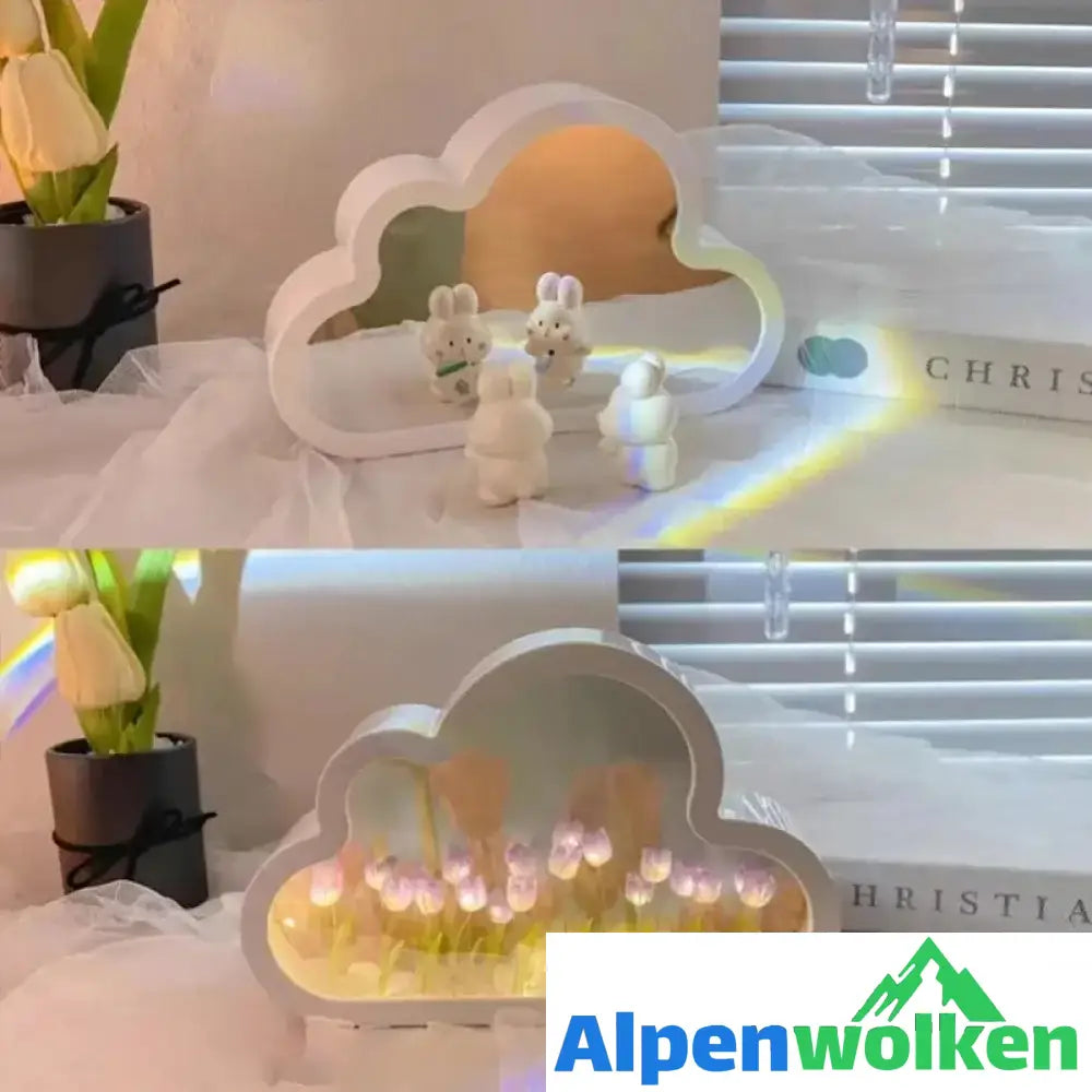 Kreative Wolkentulpenlampe | lampen basteln