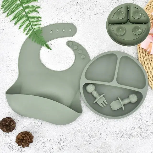 Baby-Silikon-Teller-Set