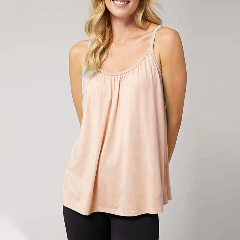 Locker Tanktop mit integriertem BH