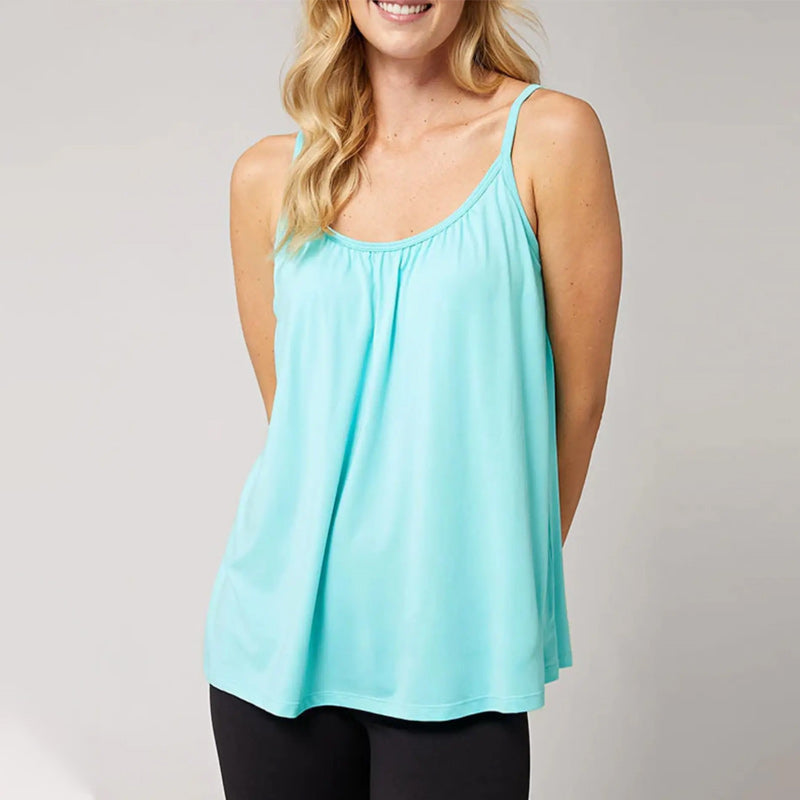 Locker Tanktop mit integriertem BH