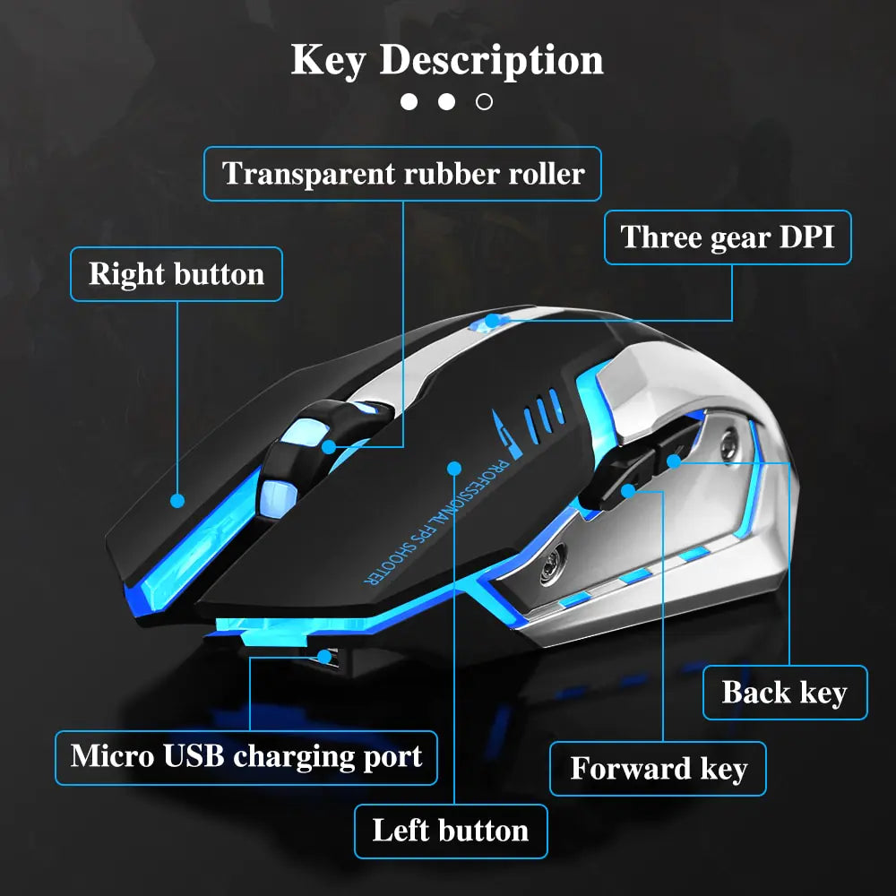 Dual-Modus kabellose Gaming-Maus