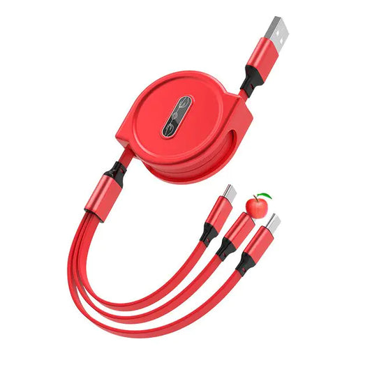 3-in-1-USB-verlängerbares Datenkabel
