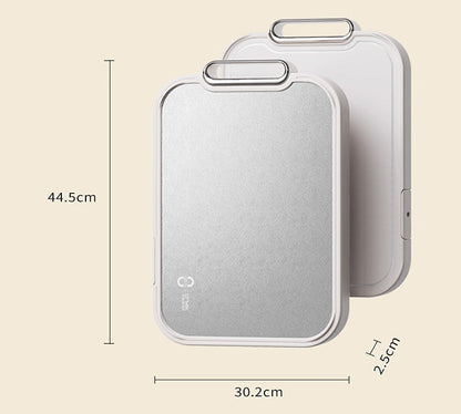 Sandsberg | Reine Titan doppelseitige Schneidebrett - Antibakteriell, Schimmelresistent, Lebensmittelgeeignet Küchen-Essential