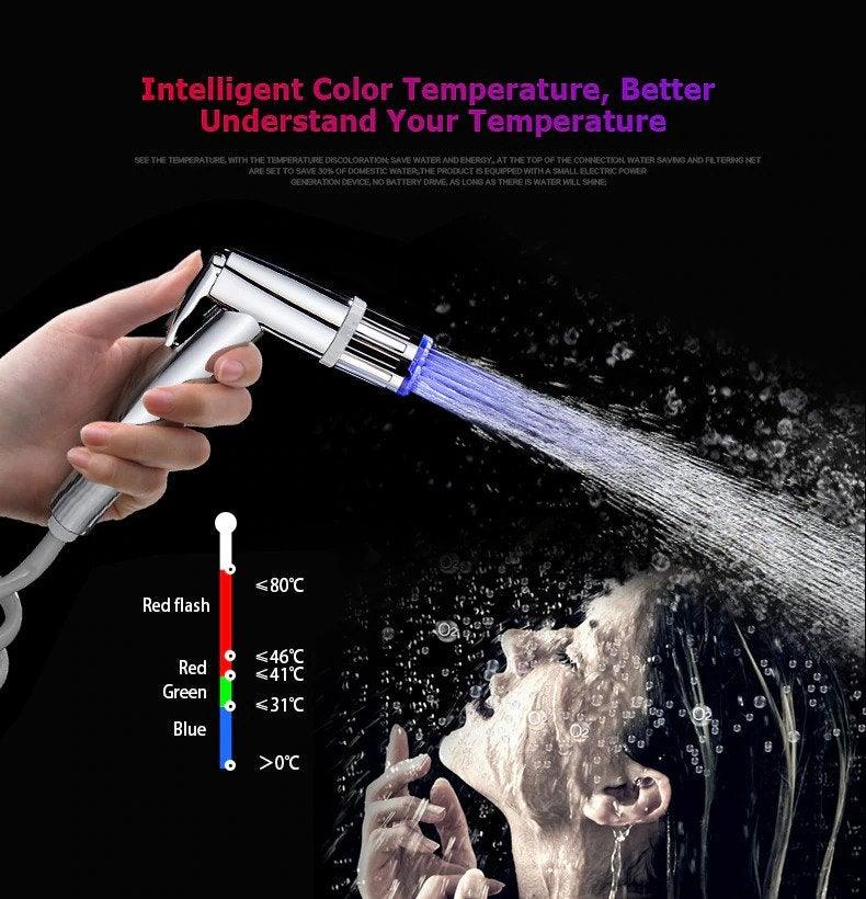LED-Leuchte ändert die Farben mit der Temperatur