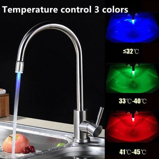 LED-Leuchte ändert die Farben mit der Temperatur