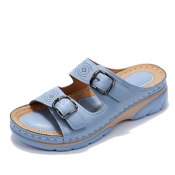 Frau Orthopädische Sandalen aus Leder