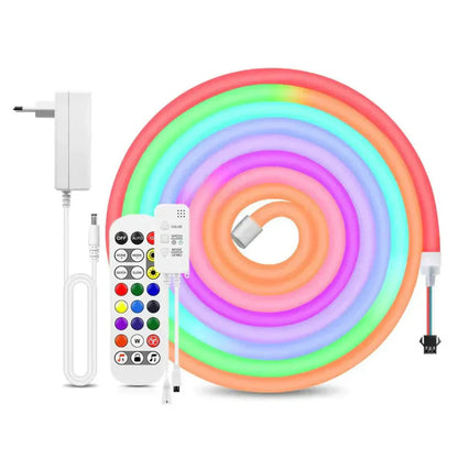 Sandsberg | Neon Seil LED Lichter mit App-Steuerung – Anpassbare RGB Umgebungsbeleuchtung