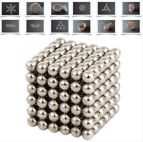 Magische Magnetkugeln 216 Stück - 3mm und 5mm Durchmesser