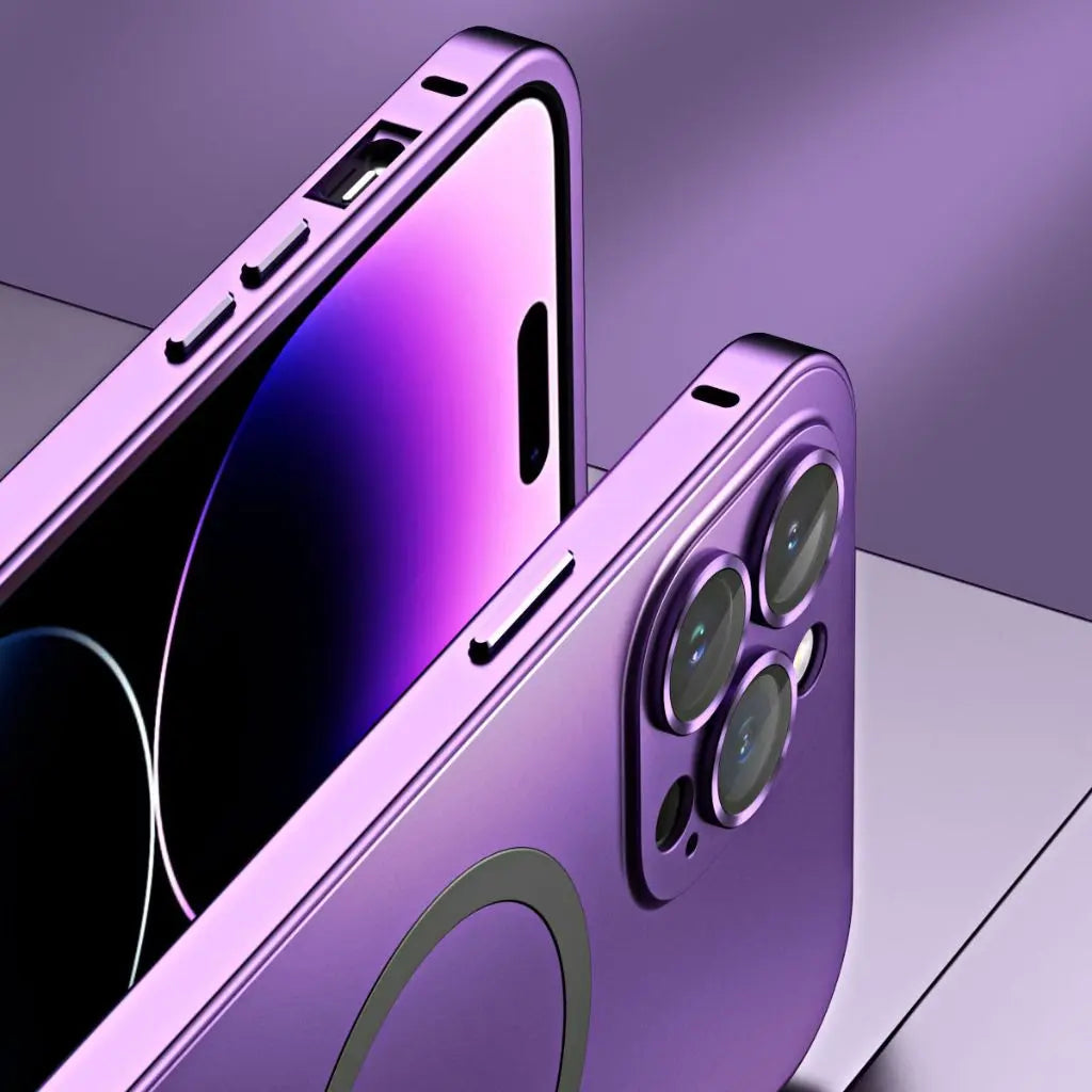 Sandsberg | Magnetische Metallschale für iPhone – Robuster Schutz mit elegantem Design und MagSafe-Kompatibilität