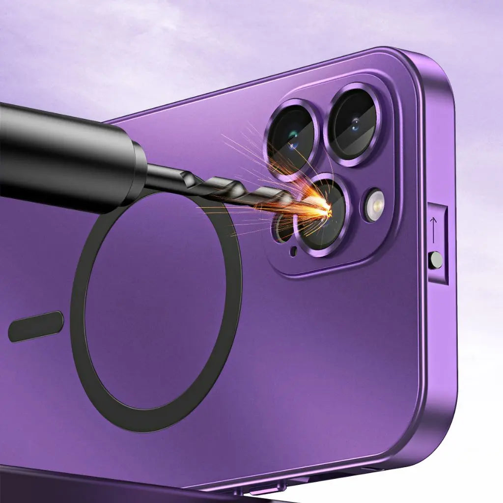Sandsberg | Magnetische Metallschale für iPhone – Robuster Schutz mit elegantem Design und MagSafe-Kompatibilität