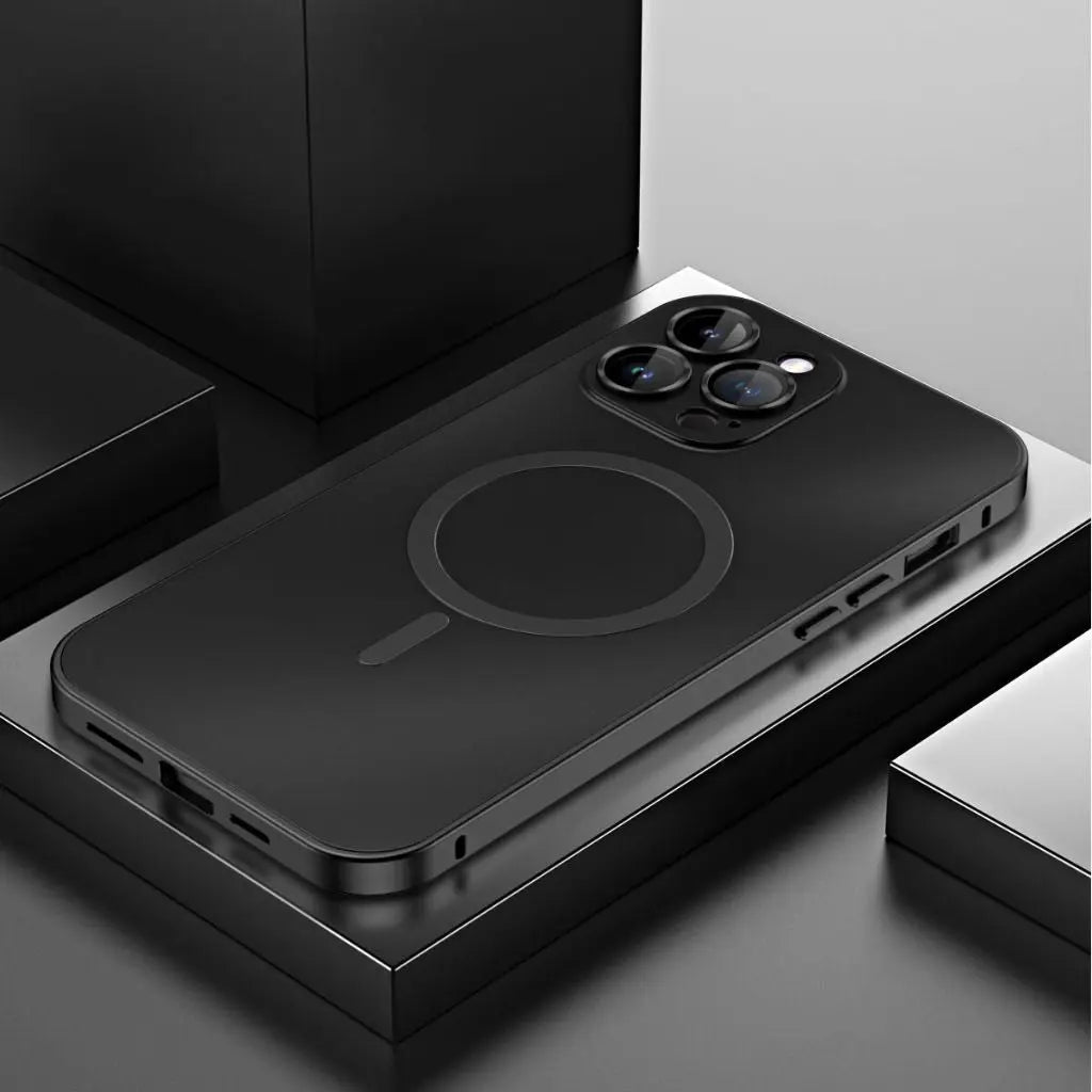 Sandsberg | Magnetische Metallschale für iPhone – Robuster Schutz mit elegantem Design und MagSafe-Kompatibilität