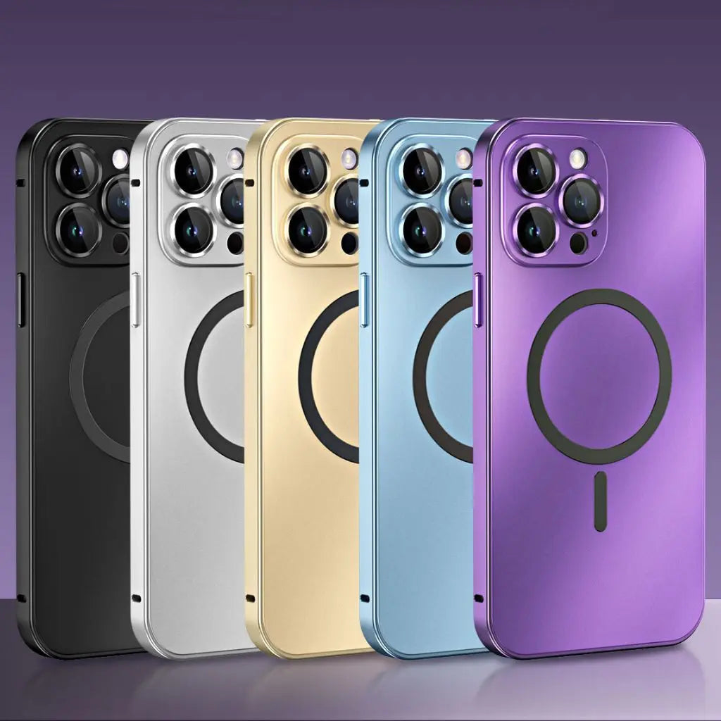 Sandsberg | Magnetische Metallschale für iPhone – Robuster Schutz mit elegantem Design und MagSafe-Kompatibilität