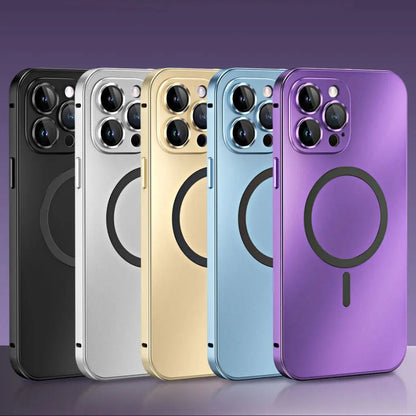 Sandsberg | Magnetische Metallschale für iPhone – Robuster Schutz mit elegantem Design und MagSafe-Kompatibilität