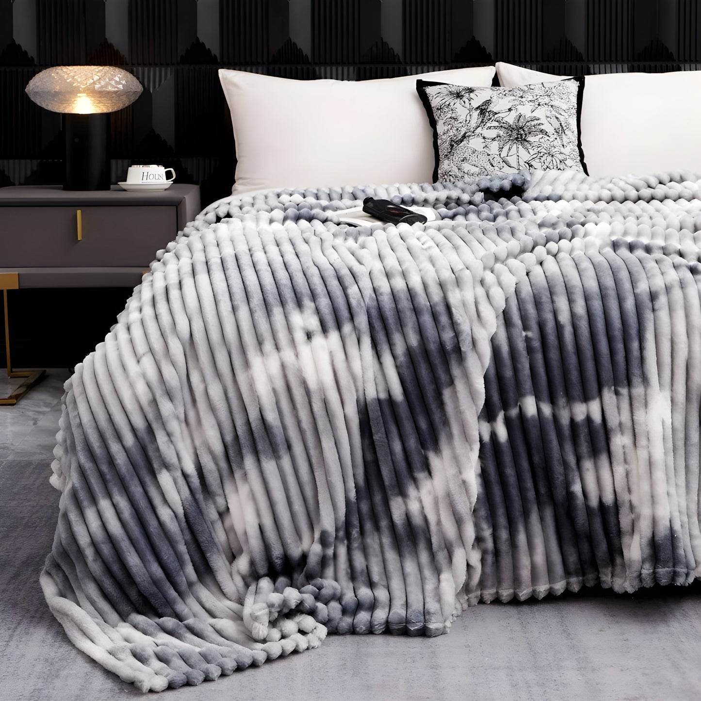 FlannelDream Decke - Tie Dye Flanell Fleece Decke