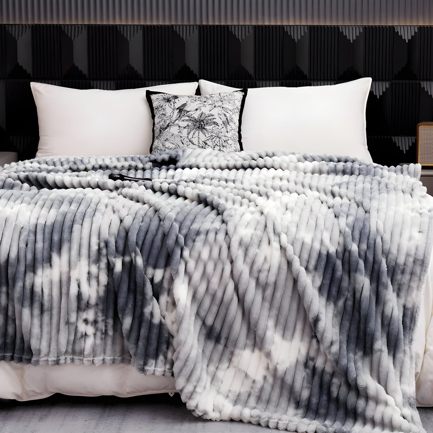 FlannelDream Decke - Tie Dye Flanell Fleece Decke
