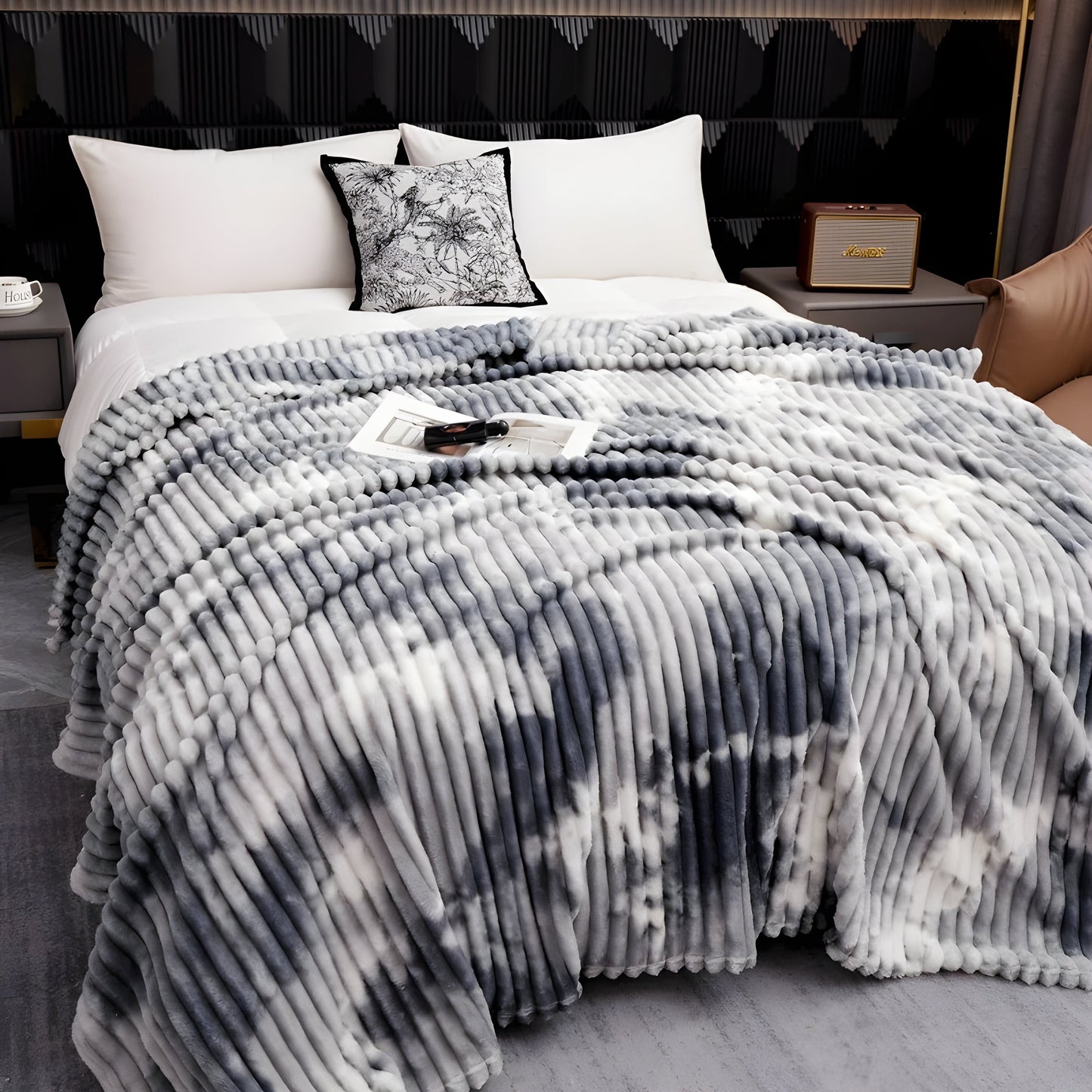 FlannelDream Decke - Tie Dye Flanell Fleece Decke