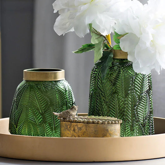 Strandseite Glas Tischvase
