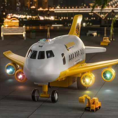 Sandsberg | Skies Flyset - Spielzeugflugzeug mit blinkenden Lichtern