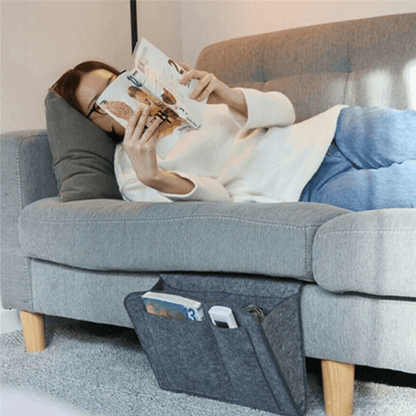 Sandsberg | Elegantes Nachttisch-Caddy – Robuster Filz-Nachttisch-Organizer | Stilvolle & Praktische Aufbewahrungslösung