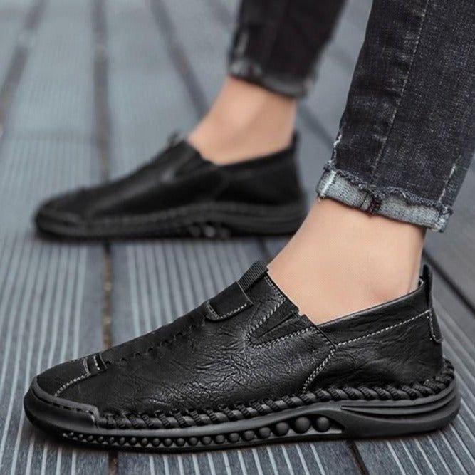 Herren Freizeitschuhe Bequeme Sneaker Slipper Flach