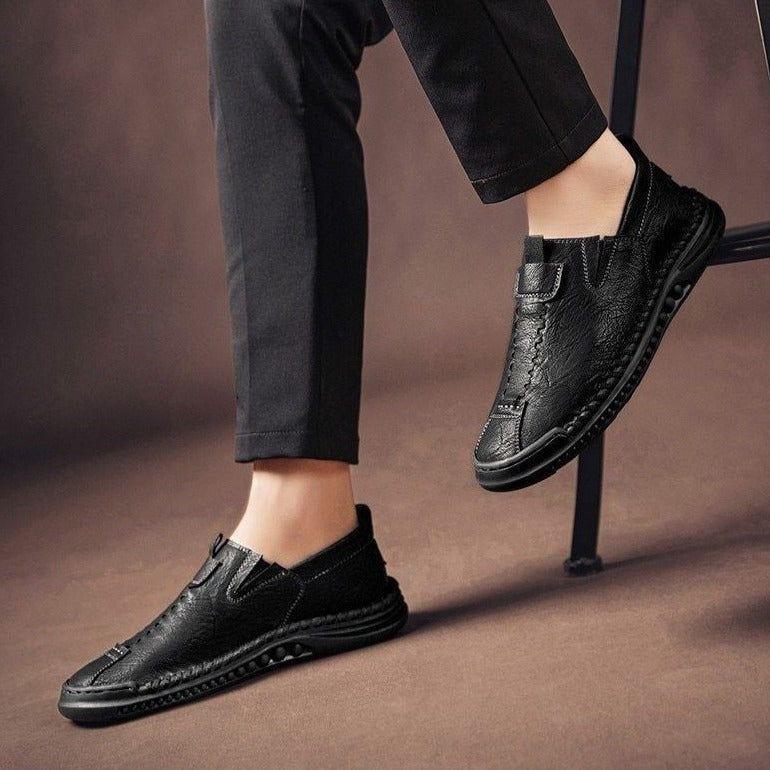 Herren Freizeitschuhe Bequeme Sneaker Slipper Flach
