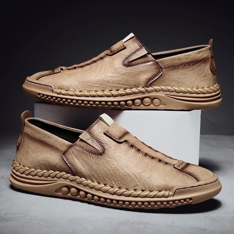 Herren Freizeitschuhe Bequeme Sneaker Slipper Flach