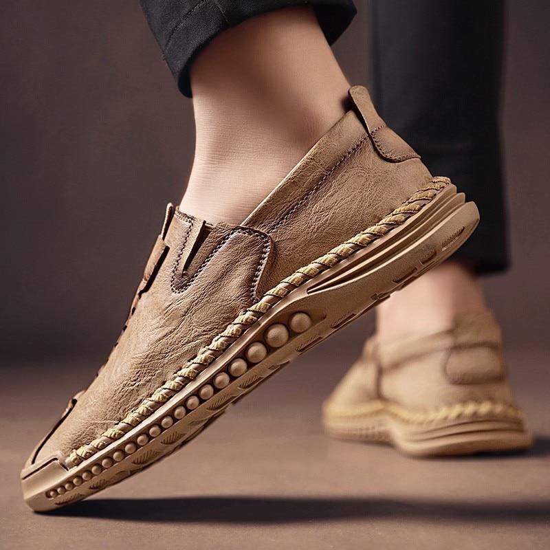 Herren Freizeitschuhe Bequeme Sneaker Slipper Flach