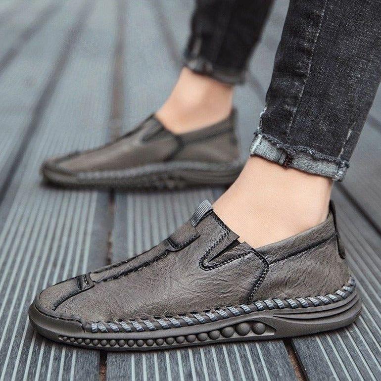 Herren Freizeitschuhe Bequeme Sneaker Slipper Flach
