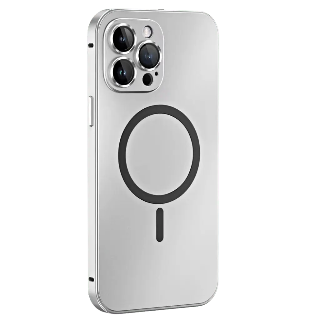 Sandsberg | Magnetische Metallschale für iPhone – Robuster Schutz mit elegantem Design und MagSafe-Kompatibilität