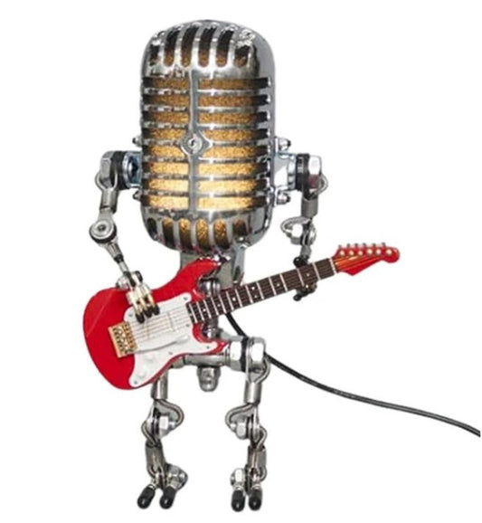 Microfoon Robot | Vintage Bureaulamp