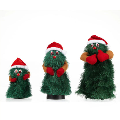 Sandsberg | Musikalischer Santa Claus Baum - Animierter Weihnachtsbaum Musikalisches Tanzspielzeug Partydekoration