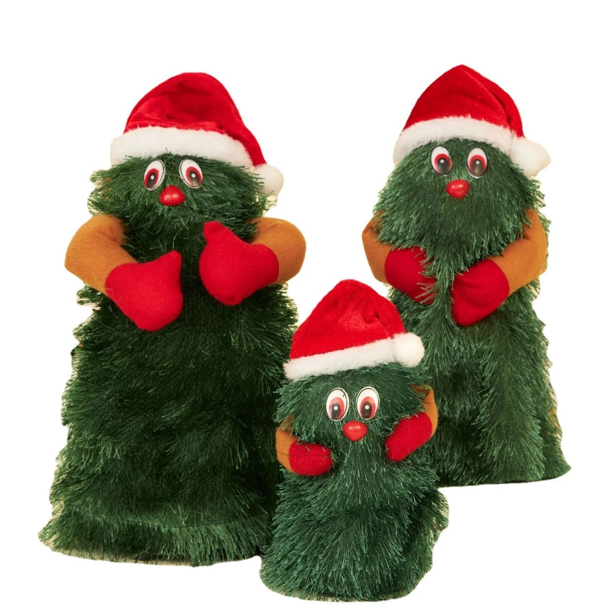 Sandsberg | Musikalischer Santa Claus Baum - Animierter Weihnachtsbaum Musikalisches Tanzspielzeug Partydekoration