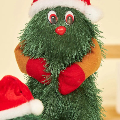 Sandsberg | Musikalischer Santa Claus Baum - Animierter Weihnachtsbaum Musikalisches Tanzspielzeug Partydekoration