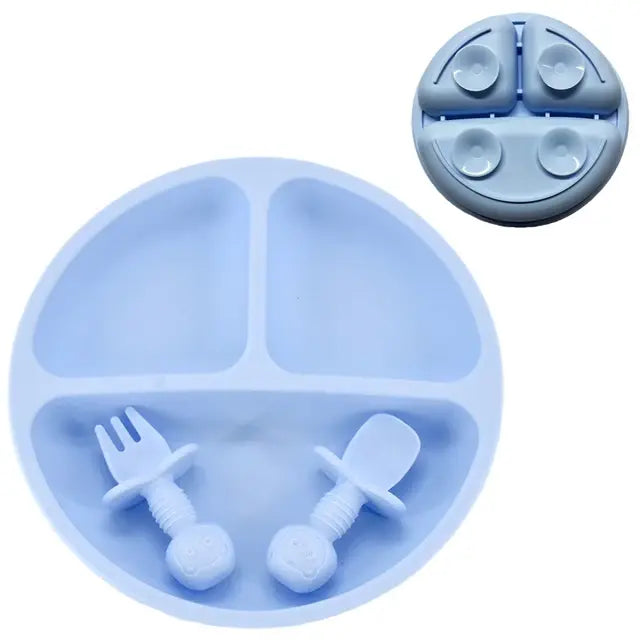Baby-Silikon-Teller-Set