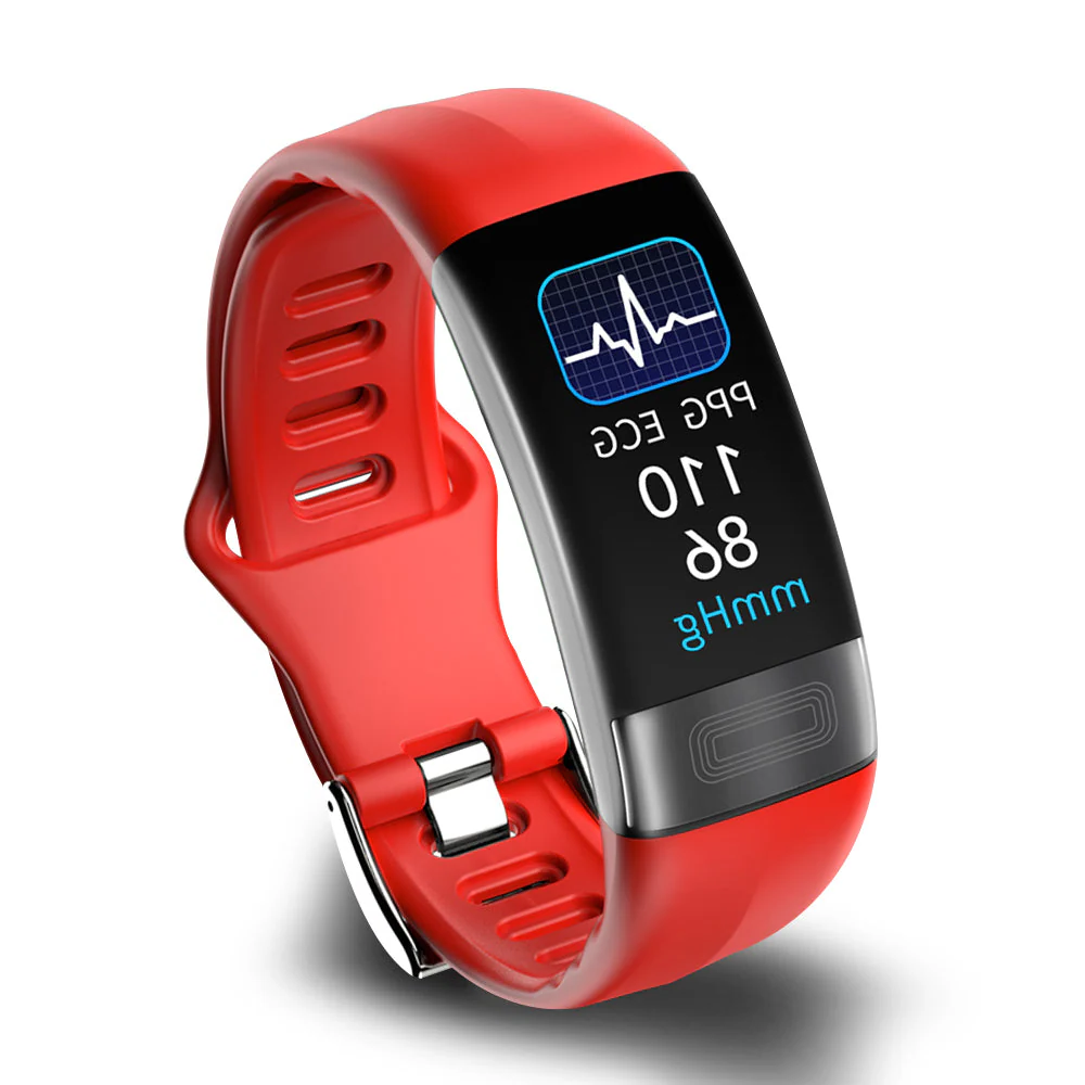 Smart Bracelete Blutdruckmonitor - ECG, Herzfrequenz, Sauerstoffsättigung & Schlaftracker - FDA genehmigt