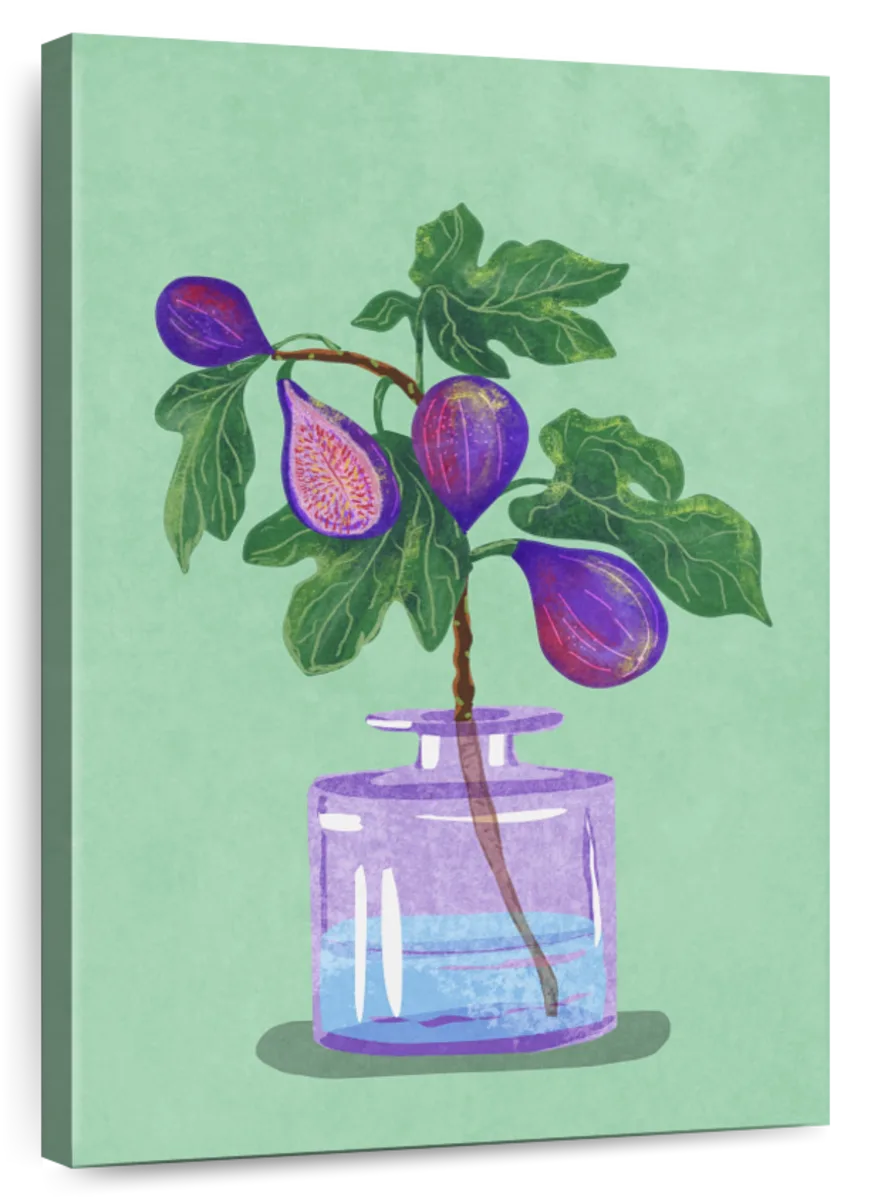 Sandsberg | Figs Branch In Vase Wandkunst