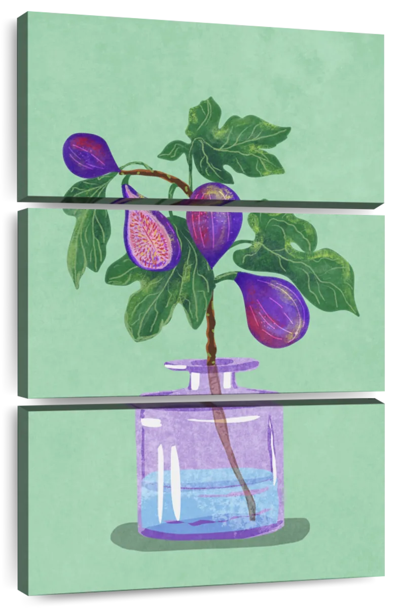 Sandsberg | Figs Branch In Vase Wandkunst