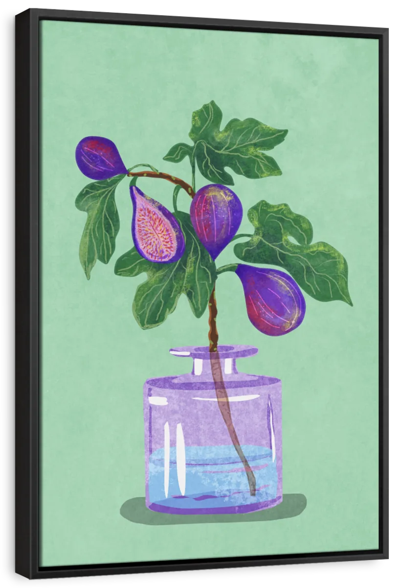 Sandsberg | Figs Branch In Vase Wandkunst