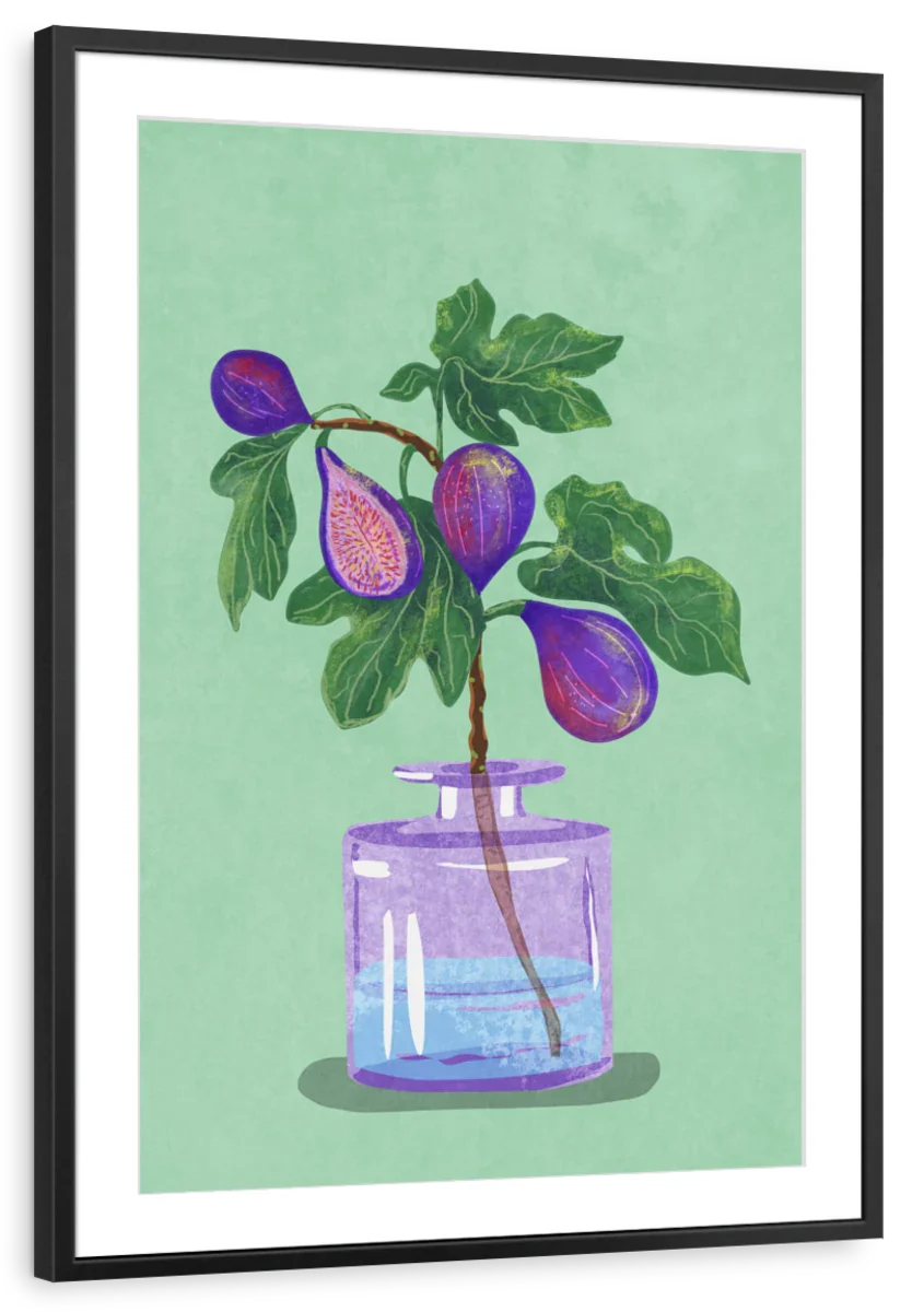 Sandsberg | Figs Branch In Vase Wandkunst