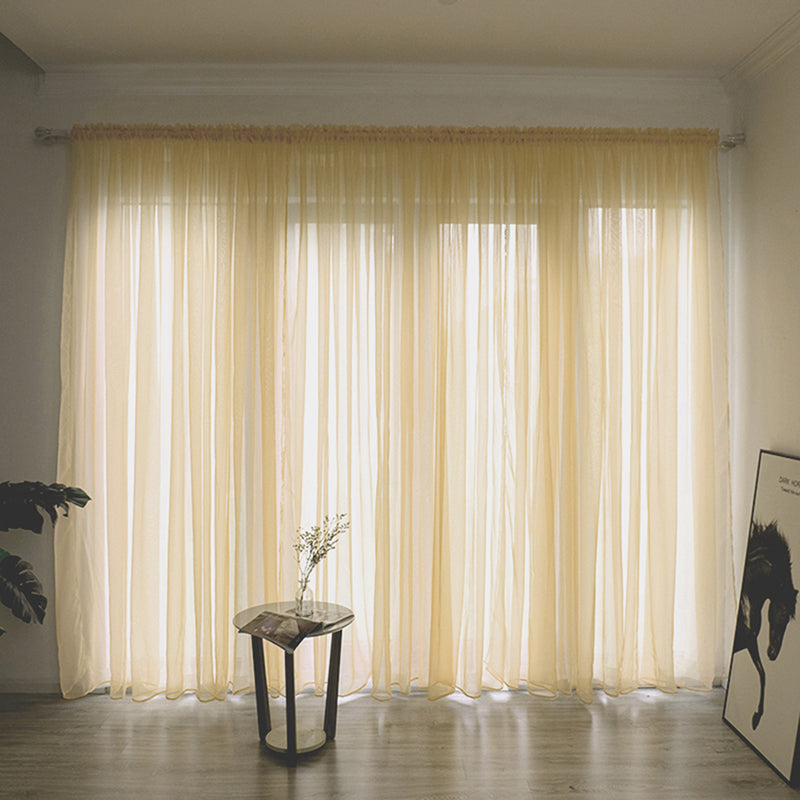 Einfache Voile Fenster Gardine