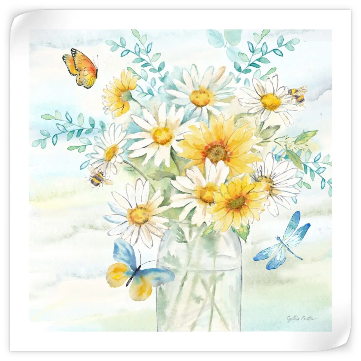 Sandsberg | Daisy Days I Wandkunst