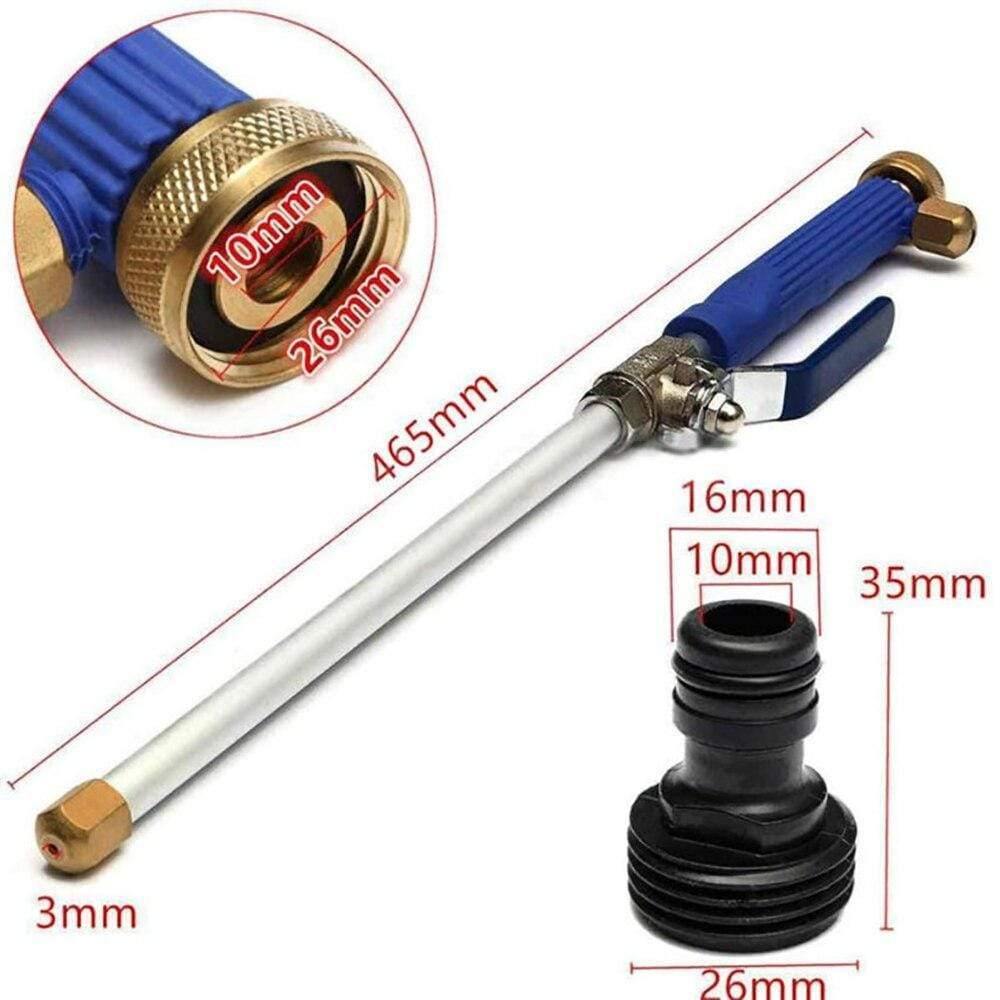 Auto Hochdruck Wasserpistole Hochdruckreiniger Wasser Jet 46,5/66cm Gartenreiniger Schlauch Düse Sprüher Bewässerungs Sprinkler Werkzeug