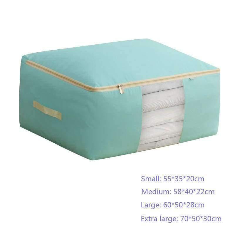 1 Stück Kleidung Kleiderschrank Organizer Tasche Kleidung Decke Quilt Schrank Box Tasche Zuhause Faltbare Aufbewahrung Organisation Waschfeuchtigkeitsbeständig
