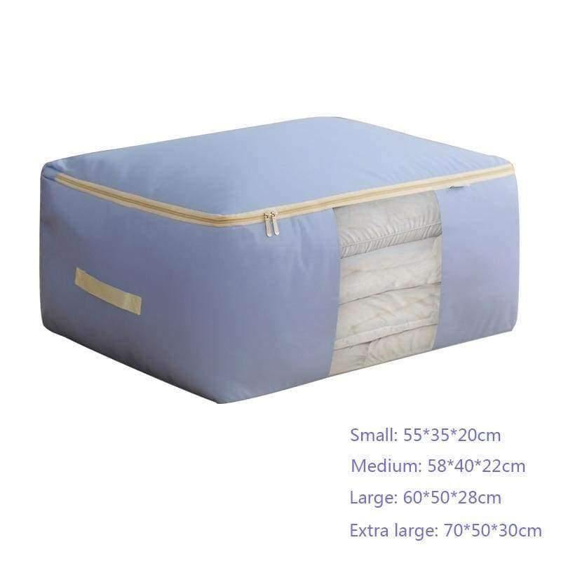 1 Stück Kleidung Kleiderschrank Organizer Tasche Kleidung Decke Quilt Schrank Box Tasche Zuhause Faltbare Aufbewahrung Organisation Waschfeuchtigkeitsbeständig
