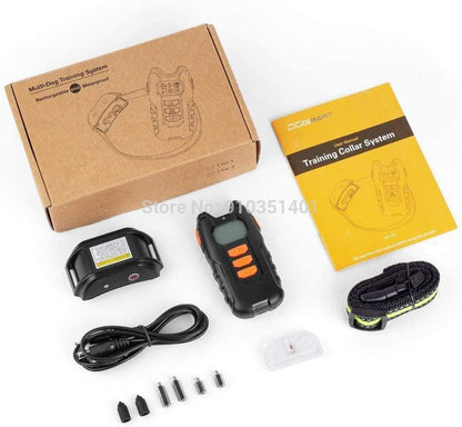 Dogreat Elektrisches Hundetrainingshalsband Schock Haustier Fernbedienung Wasserdicht Wiederaufladbar Für Alle Größen Vibration Bellen Stop Halsbänder