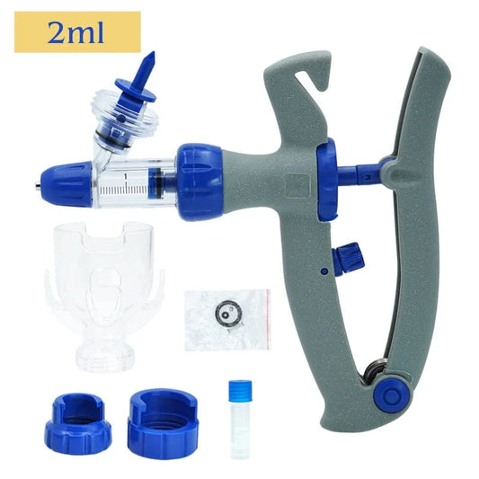 1-10ml Automatische Veterinär kontinuierliche Spritze Tierinjektion einstellbarer Impfstoff für Nutztiere Schwein Rind Schaf Huhn