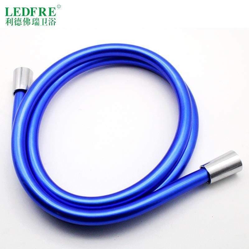 LEDFRE PVC Duschschlauch Silber PVC Schlauch Sanitär Flexibler Schlauch Für Badezimmer Handheld Duschkopf F1/2*F1/2 Für 16" 40" 60" 80"