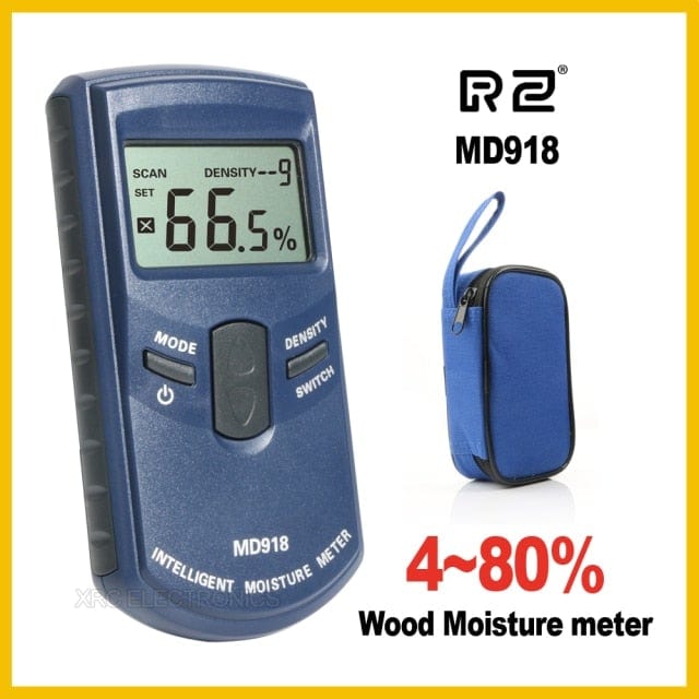 RZ Wood Moisture Meter Hygrometer Wood Moisture Detector Tree Density Digital Wood Moisture Tester