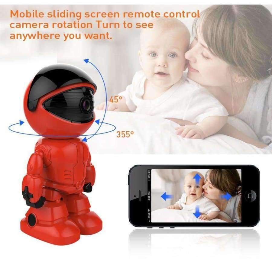 Hiseeu Wireless Robot IP Kamera 960P WIFI CCTV HD Baby Monitor Fernbedienung Sicherheitskamera Netzwerk WLAN Zwei-Wege-Audio
