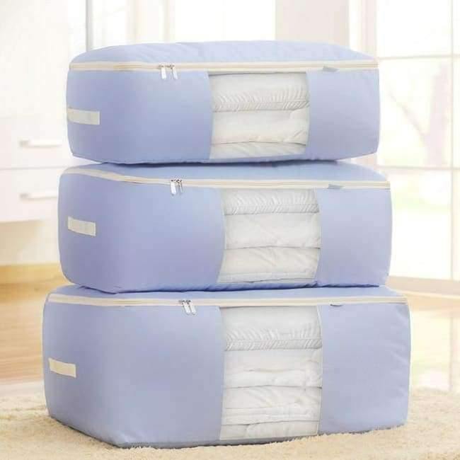 1 Stück Kleidung Kleiderschrank Organizer Tasche Kleidung Decke Quilt Schrank Box Tasche Zuhause Faltbare Aufbewahrung Organisation Waschfeuchtigkeitsbeständig